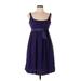London Times Cocktail Dress: Purple Dresses - Women's Size 8
