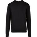 Rundhalspullover URBAN CLASSICS "Herren Knitted Crewneck Sweater" Gr. XL, schwarz (black) Herren Pullover Rundhalspullover