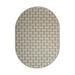 Beige Oval 6' x 9' Living Room Area Rug - Beige Oval 6' x 9' Area Rug - Ambient Rugs Union Tufted Indoor/Outdoor Commercial Green Color Rug Pet-Friendly Runner Rug Home Decor Print Rug For Living Room Dining Room Bedr blue/brown/gray | Wayfair