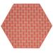 Red Hexagon 8' Living Room Area Rug - Red Hexagon 8' Area Rug - Ambient Rugs Union Tufted Indoor/Outdoor Commercial Green Color Rug Pet-Friendly Runner Rug Home Decor Print Rug For Living Room Dining Room Bedr | Wayfair