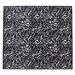 Black/White Square 8' Area Rug - Everly Quinn Ellerslie Animal Print Machine Woven Nylon Area Rug in Black Nylon | Wayfair