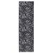 Black/White 3' x 48' Area Rug - Everly Quinn Ellerslie Animal Print Machine Woven Nylon Area Rug in Black Nylon | Wayfair