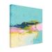 Wrought Studio™ June Erica Vess Sand & Surf Sketch II Canvas Art Canvas, Cotton in Blue | 24 H x 24 W x 2 D in | Wayfair