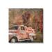 August Grove® Fall Truck w/ Pumpkins Canvas Wall Art Design By LSR Design Studio Canvas | 30 H x 30 W x 1.5 D in | Wayfair