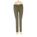 White House Black Market Jeans - Low Rise: Green Bottoms - Women's Size 0 Petite - Dark Wash