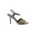 Isabella Fiore Heels: Gold Shoes - Women's Size 7 - Open Toe