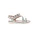 Olive & Edie Sandals: Silver Shoes - Kids Girl's Size 1