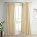 Exclusive Fabrics Textured Printed Cotton Light Filtering Curtains for Bedroom and Living room (1 Panel)