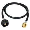 Relanfenk Tools Home Improvement Replacement lb 20 Propane 1 Feet Tank lb for 4 Adapter Hose QCC1/Type1 Converter to