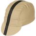 Pace Sportswear Classic Cycling Cap - Khaki/Black MD/LG