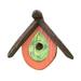 Hand Carved Wood Birdhouses Hanging Bird House Outdoor Garden Patio Garden Decorative Pet Cottage Distressed Wooden Birdhouse Outdoor Garden Bird Houses