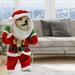 LSLJS Christmas Dog Costumes Christmas Decorations Cute White Santa Design Dog Christmas Costumes Plush Keep Warm Pet Costumes Christmas Pet Clothes Xmas Baubles for Small Medium Large Dogs Cats