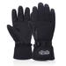 Unisex Waterproof Touchscreen Ski Gloves for Men Women Winter Snow Gloves with Pocket - black