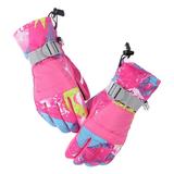 Ski Snowboard Gloves Waterproof Winter Warm Gloves Cold Weather Touchscreen Snow Gloves for Mens Womens Kids Skiing Snowboarding - L