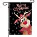 Christmas Garden Flag Double Sided Elk Santa Claus Print 30x45cm Yard Flag Holiday Outdoor Decorationï¼ŒStyle-D