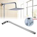 TWSOUL Shower Arm 11.8/15.7/19.6 Shower Extension Arm Wall-Mounted Shower Heads Arm 4 Points 3/4 Inch Copper Holder For Fixed Shower Head