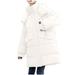 Diufon Down Hooded Coats for Women 2023 Winter Thicken Warm Hoodies Puffer Jacket with Pocket