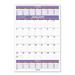 Three-Month Wall Calendar 15.5 x 22.75 White Sheets 12-Month (Jan to Dec): 2024 | Bundle of 2 Each
