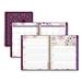 Gili Weekly/Monthly Planner Gili Jewel Tone Artwork 11 x 8.5 Plum Cover 12-Month (Jan to Dec): 2024 | Bundle of 10 Each