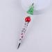 Wefuesd Cute Cartoon Christmas Santa Snowman Silicone Beaded Pen Creative Colorful Christmas Multifunctional Ballpoint Pen Office Supplies Christmas Decorations Christmas Gifts