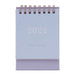 Mini 2021 May to 2022 Desktop Calendar Foldable Coil Calendar Home Office School Desk Decoration Memo Gifts (Random Purple)