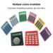 Ybeauty Mini Calculator Battery Powered High Accuracy Portable 8-Digit Display Student Calculator Office Supplies Green One Size