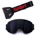 Dirt Bike Goggles Airsoft Googles Dustproof Motorcycle Glasses for Men and Women Outdoor Activities Black Sheet