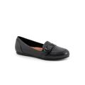 Extra Wide Width Women's Serra Flat Mule by SoftWalk in Black (Size 8 WW)