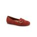 Women's Serra Flat Mule by SoftWalk in Rust Suede (Size 8 M)