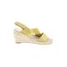 Adrienne Vittadini Wedges: Yellow Shoes - Women's Size 7