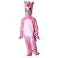 Ciao 14595.5-7 Pink Suit Plush Child Unisex Costume Disguise Official Panther (Size 5-7 Years), Children