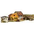 Keranova 375 Clever Paper The Medieval Town Square Market 3D Puzzle, Multi Colour