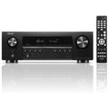 Denon AVC-S670H 5.2-Kanal AV-Receiver, Dolby Surround Sound, 6 HDMI Eingänge und 1 Ausgang, 8K HDMI, Bluetooth, WLAN, AirPlay 2, HEOS Multiroom, Alexa kompatibel, Schwarz