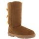 Holly Womens Triplet Bow Tall Classic Waterproof Winter Rain Snow Boots beige Size: 7 UK