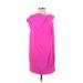 Zero + Maria Cornejo Casual Dress - Shift Crew Neck Sleeveless: Pink Print Dresses - Women's Size 2