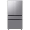 Samsung Bespoke 4-Door French Door Refrigerator (23 cu. ft.), Panels Not Included, Stainless Steel in Gray | 70 H x 35.75 W x 28.75 D in | Wayfair