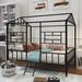 Harper Orchard Vax Twin Canopy Bed Metal in Black | 68 H x 41 W x 78 D in | Wayfair FE6B511F2EF74B3C96D076CF62F3CFC1