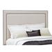 Braxton Culler Emory Headboard w/ Nailhead Trim Upholstered/Polyester in Gray/White | Queen | Wayfair 808-021HSN/0229-66