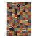 Canvello Multi color Silkroad Gabbeh Rug - 5'6" x 7'8" - Blue _ Red - Beige - Green - 7'8'' x 5'6''