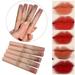 NRUDPQV Lip Gloss Zhizhi Stick Five Pack Lip Glaze Set Sweat Proof Not Easy to Drop Makeup Not Touching Cup Fog White Lipstick Student Style 20ml Liquid Lipstick