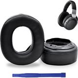 Aiivioll MDR-HW700 MDR-HW700DS Ear Pads Noise Isolation Memory Foam Headphone Covers Ear Pads Compatible with Sony MDR-HW700 MDR-HW700DS Wireless Over Ear Headphones(Black)