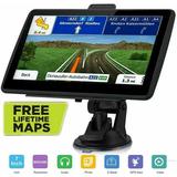 GPS Navigation for Car HomeDepot 2023 Map 7 inch Touch Screen Car GPS 256-8GB Voice Turn Direction Guidance Support Speed and Red Light Warning Pre-Installed North America Lifetime map Free Update