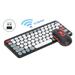 Aibecy Ergonomic Wireless Keyboard and Mouse Combo 2.4G Compact Silent for Computer and Laptop Keyboard Suit