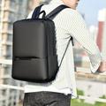 Ikohbadg Large Capacity Laptop Backpack Leather Business Backpack Minimalist Business Travel Bag