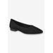 Women's Mireya Casual Flat by Bella Vita in Black Suede (Size 10 M)