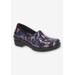 Extra Wide Width Women's Lyndee Slip-Ons by Easy Works by Easy Street® in Bella Floral Print (Size 8 WW)