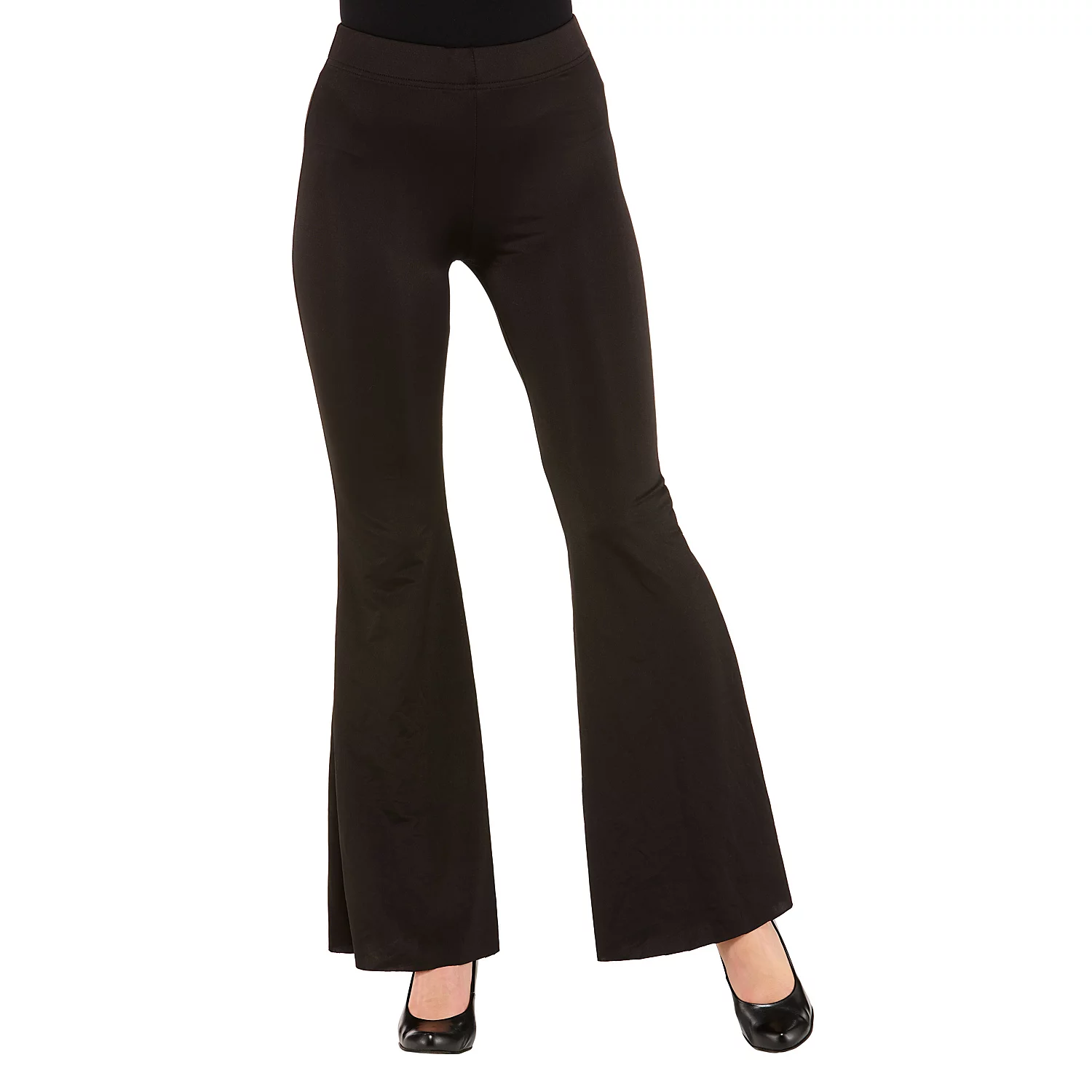 Legging patte d'eph, noir