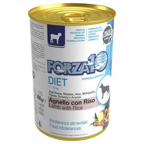 6x 400g Forza 10 Diet Low Grain Lamm & Reis Hundefutter nass