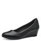 Jana Damen Pumps mit Keilabsatz Vegan, Schwarz (Black), 41 EU