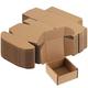 JEUIHAU 100 Pack 10 x 10 x 5cm Packing Boxes, Small Parcel Postal Boxes, Corrugated Cardboard Shipping Boxes, Cardboard Boxes for Moving, Packing, Mailing, Shipping (Brown)